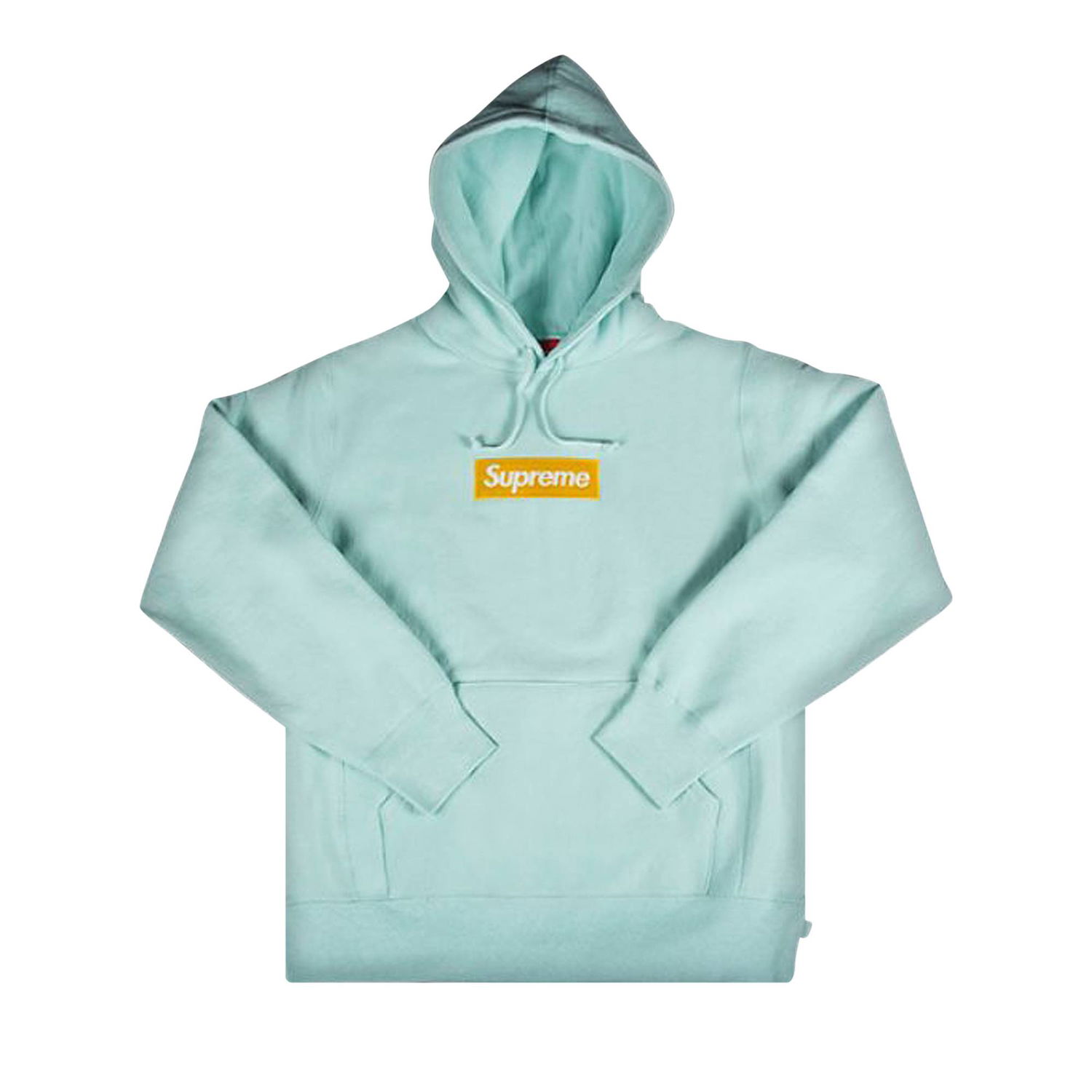 Суитчър Supreme Box Logo Hooded Sweatshirt Тюркоазено | FW17SW10 ICE BLUE, 1