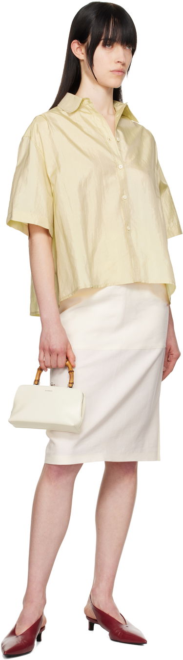 Риза Jil Sander Jil Sander Spread Collar Boxy Shirt Жълто | J40DL0167_J70003, 3