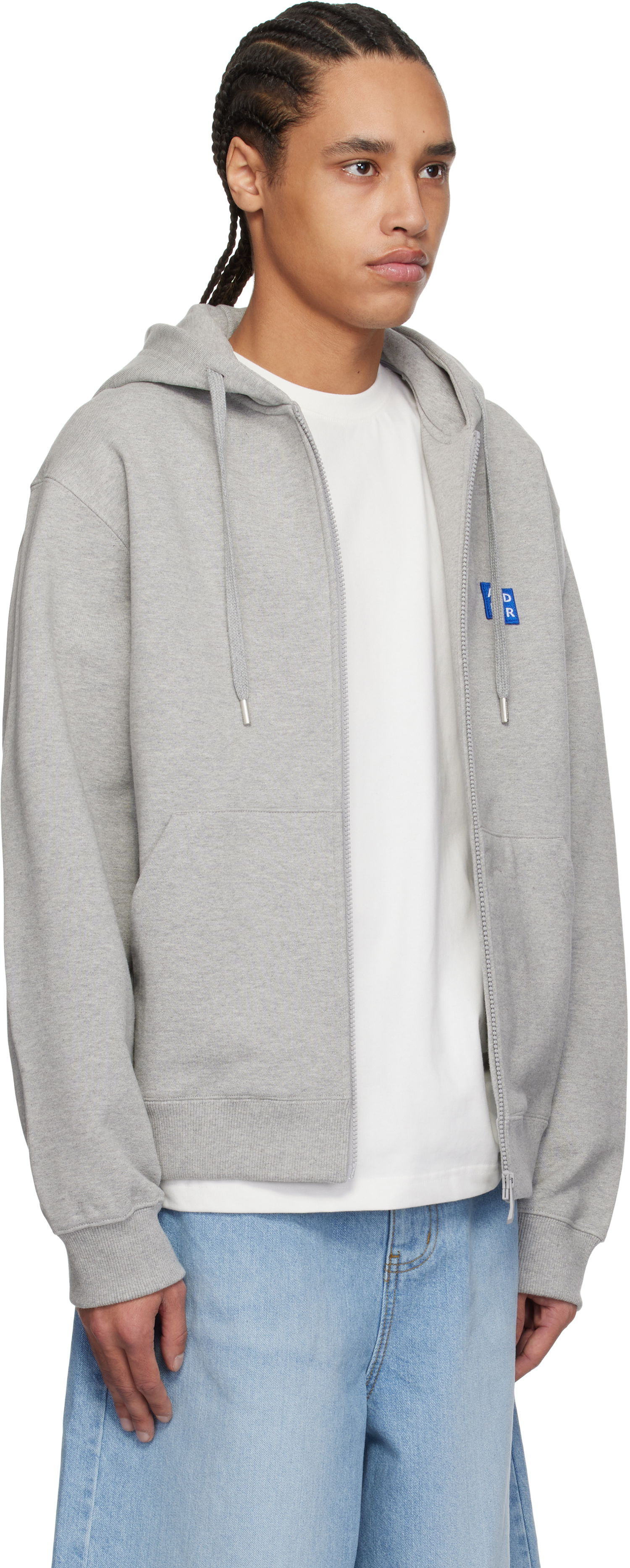 Суитчър ADER ERROR ADER error Significant TRS Tag Zip-Up Hoodie Сиво | BO42FYHD0401GR, 1