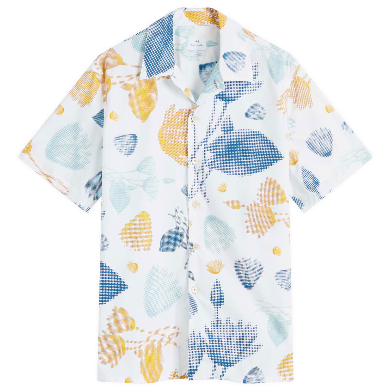 Риза Paul Smith Paul Smith Pixilated Flower Print Shirt Бяло | M2R-695U-P22278-01, 0
