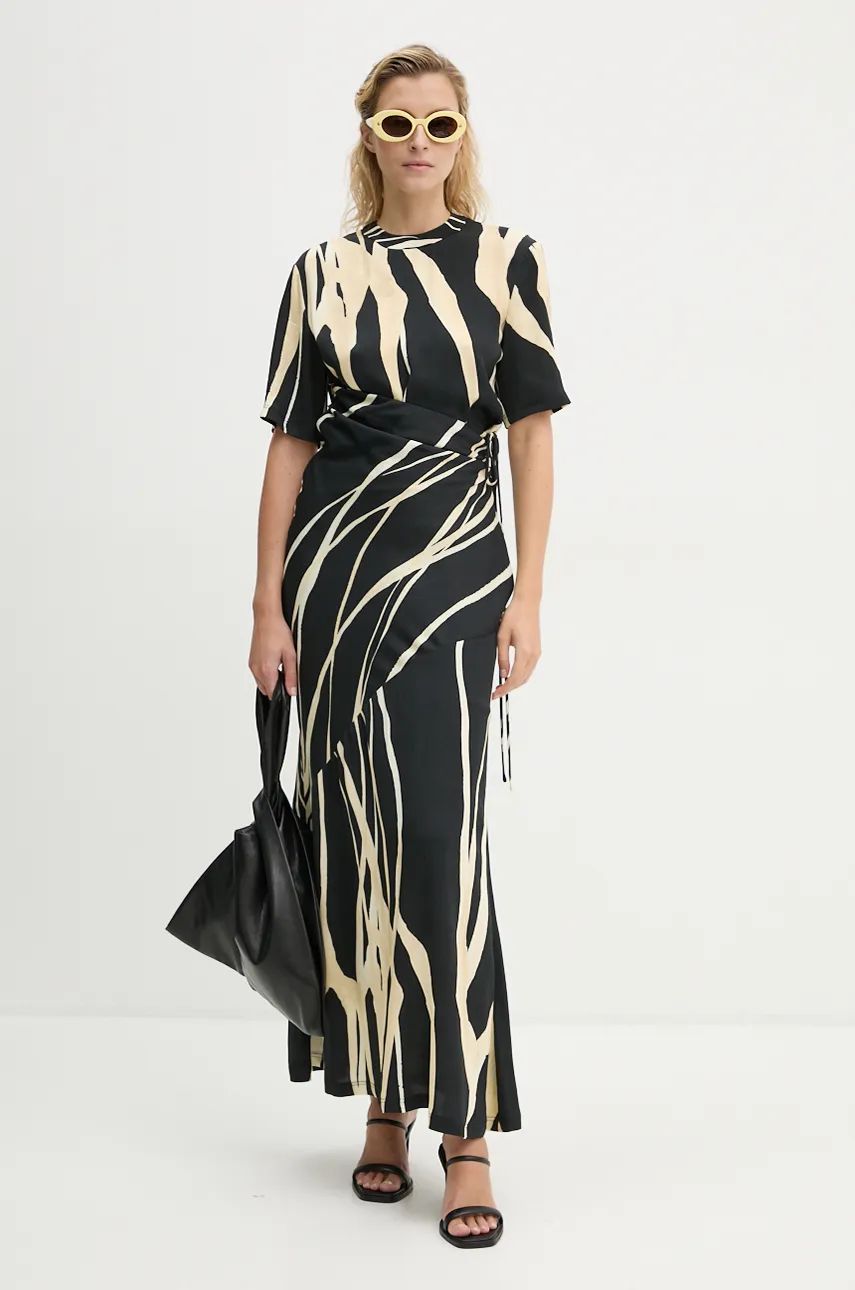 Pокля Nanushka Abstract Print Maxi Dress Черно | NW24PFBS20199, 0