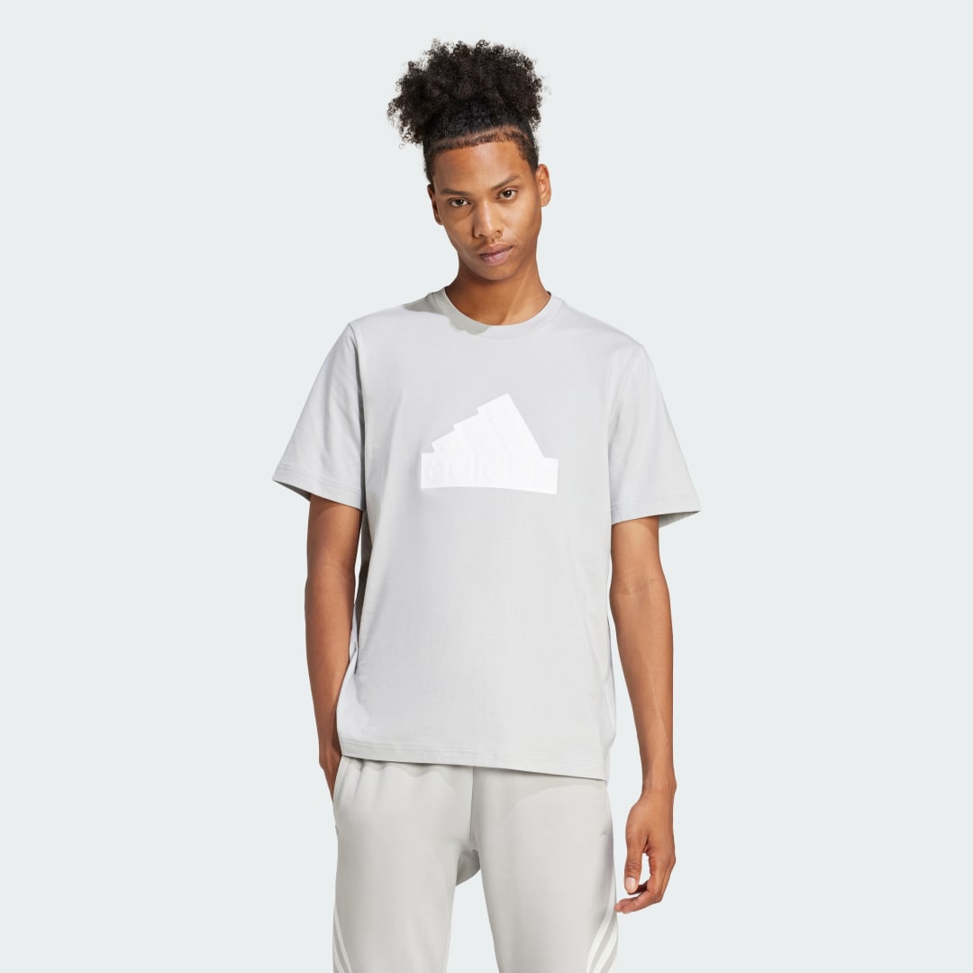 Тениска adidas Performance adidas Sportswear Future Icons Badge of Sport Сиво | IY4283, 0