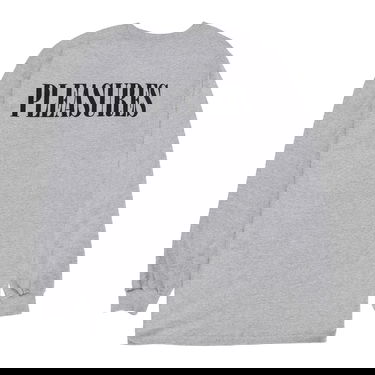 Тениска Pleasures Hoops Long-Sleeve Tee Heather Grey Сиво | P23SP055-GREY, 4