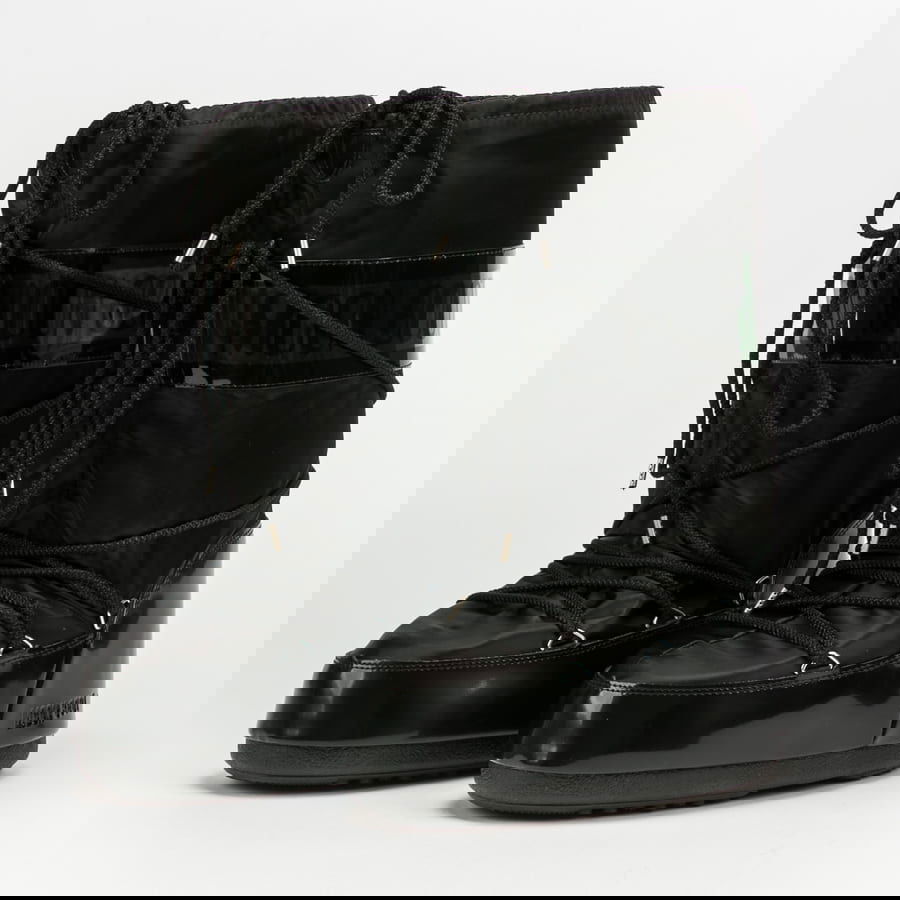 Кецове и обувки Moon Boot Glance black Черно | 14016800 003, 0