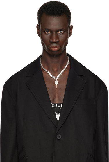 Колие Ottolinger Ottolinger Exclusive Diamond Dip Stingray Necklace Металик | Diamond Drop Necklace, 1