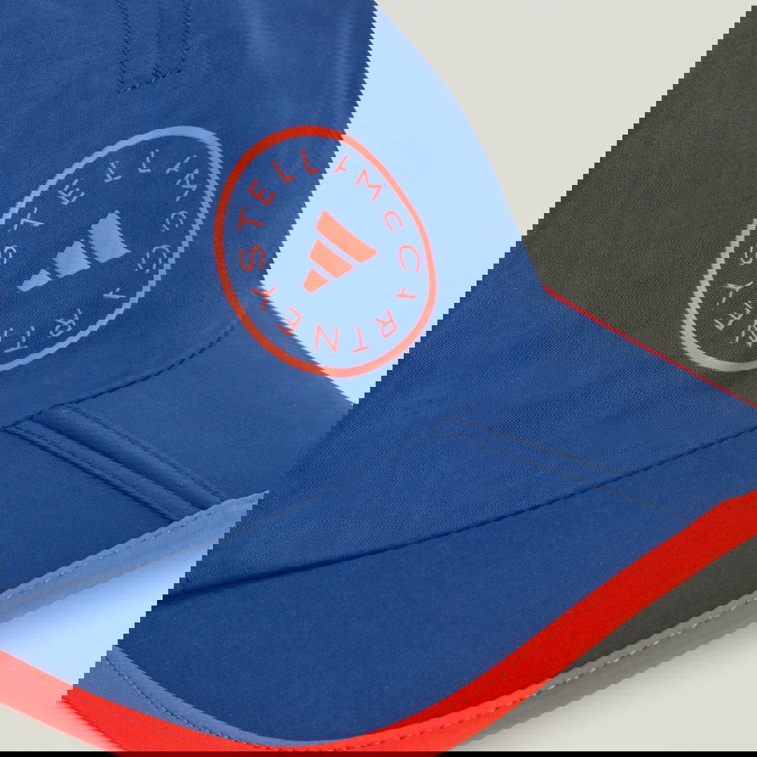 Шапка с козирка adidas Performance adidas by Stella McCartney Run Cap Синьо | JP1176, 1