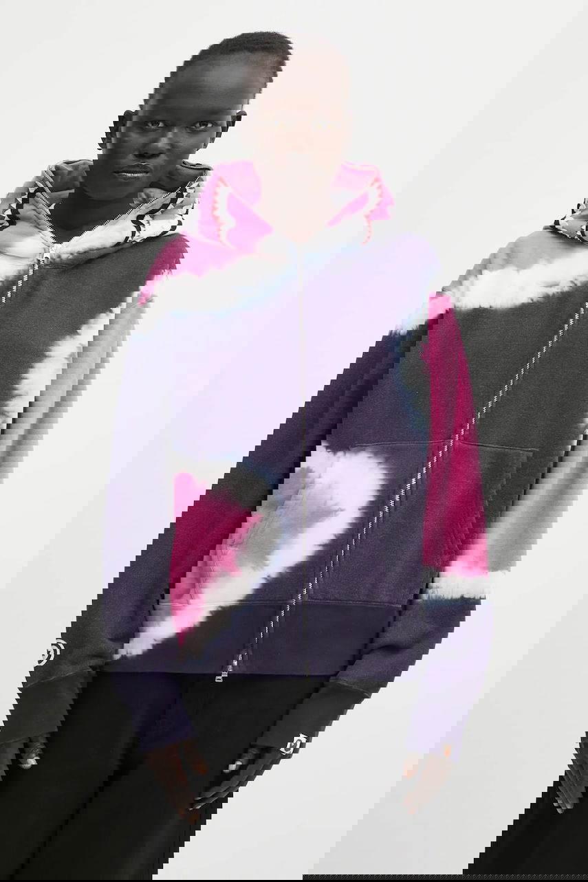 Суитчър BAPE Hand Dye Shark Hooded Full-Zip Tie-Dye Многоцветен | 001ZPL302008L, 0