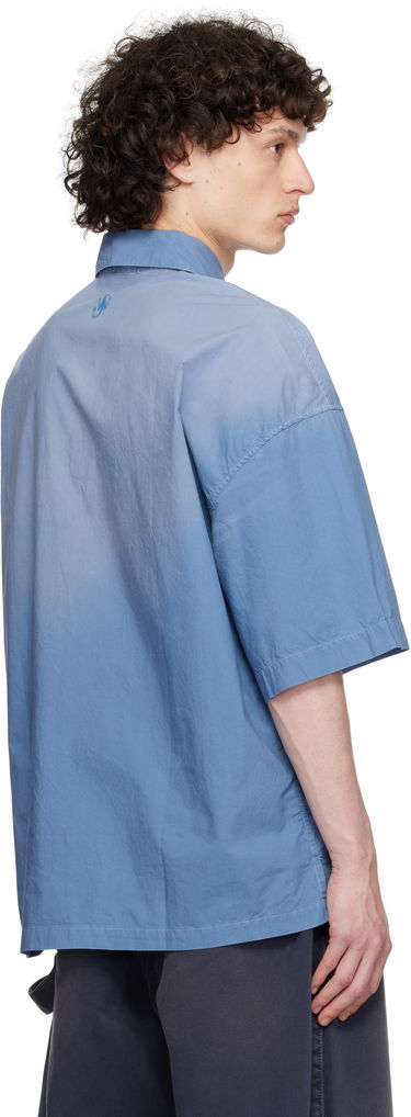 Поло тениска JW Anderson JW Anderson Oversized Logo Polo Синьо | SH0358-PG1764, 2