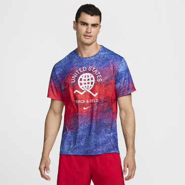 Тениска Nike Dri-FIT USA Miler Многоцветен | FJ3411-635, 1
