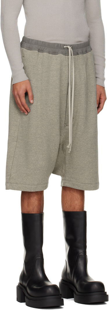 Къси панталони Rick Owens DRKSHDW Concordians Drawstring Pods Shorts Сиво | DU02E7380 FGM, 1