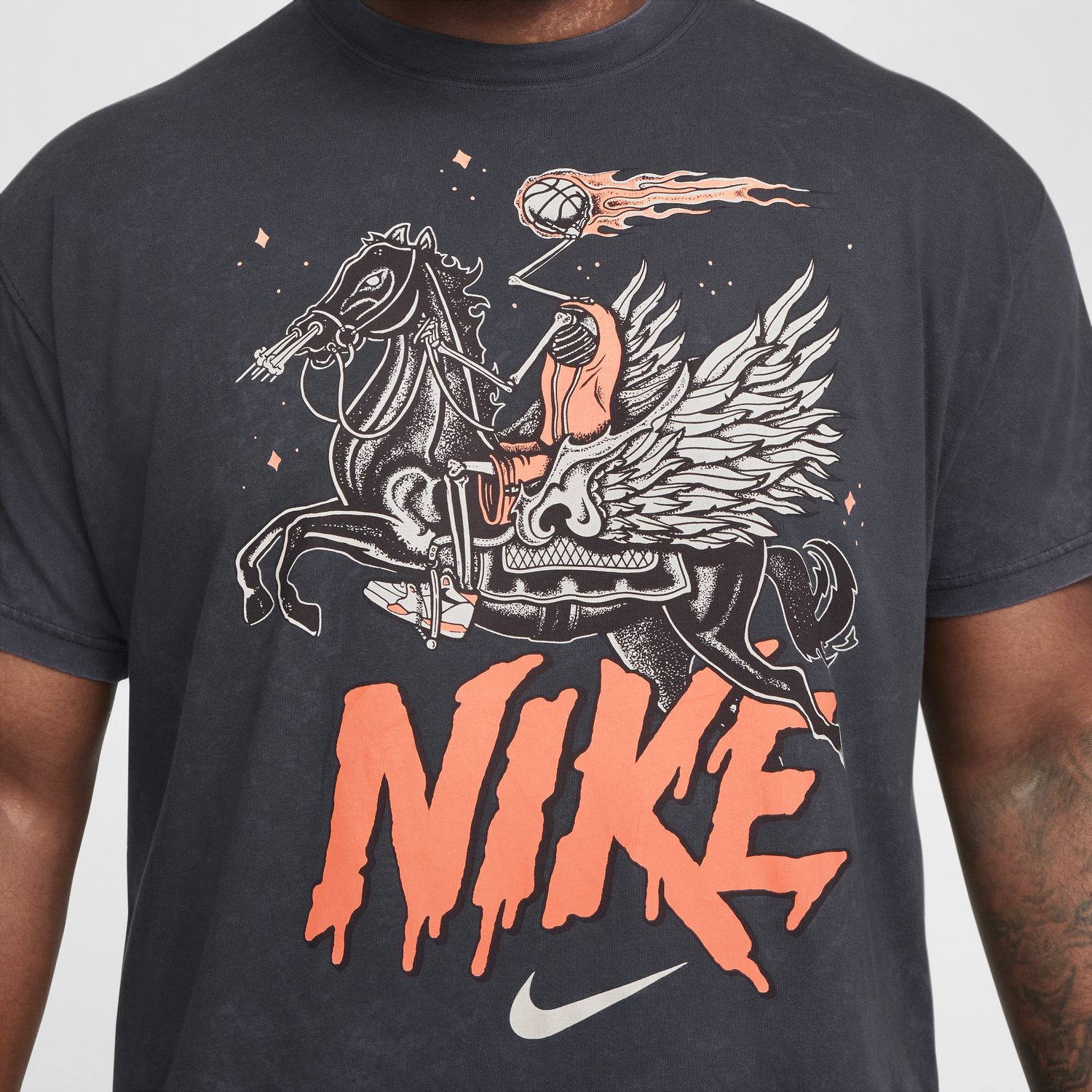 Тениска Nike Max90 Basketball T-shirt Черно | HF6199-010, 1