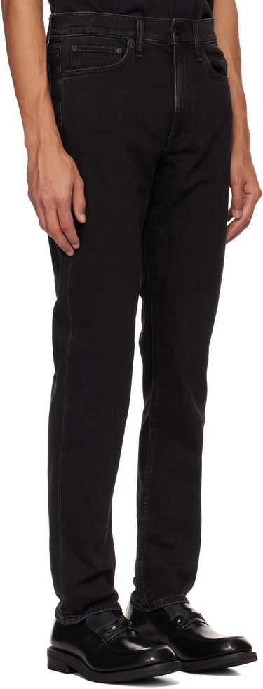 Дънки rag & bone Fit 2 Slim-Fit Jeans Черно | MED23S1223FDWB, 4