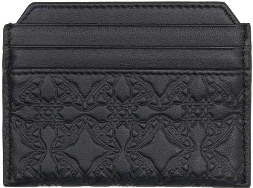 Портфейл Vivienne Westwood Black Slim Card Holder Черно | 5403000BU-L003E-, 1