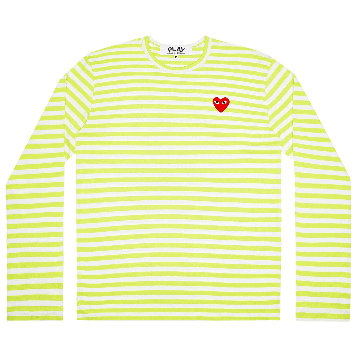 Тениска Comme des Garçons PLAY Pastelle Striped Shirt Жълто | AZ T278 051 2, 0
