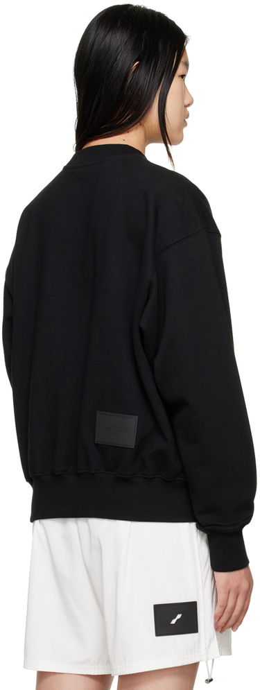 Суитчър We11done We11done Cross Sweatshirt Черно | WD-TS3-22-820-U-BK, 2