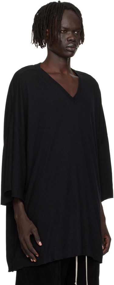 Тениска Rick Owens Rick Owens Concordians V Tommy T-Shirt Черно | RU02E1279 JR, 1