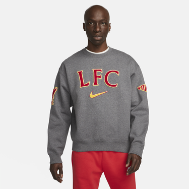 Суитчър Nike mikina Liverpool FC Solo Swoosh Сиво | FB2128-071, 0