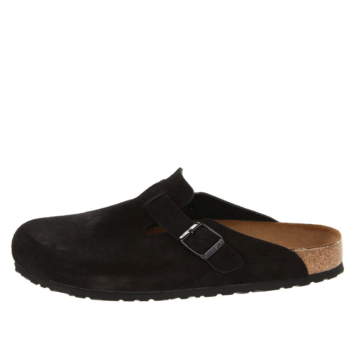 Кецове и обувки Birkenstock Boston Soft Footbed Suede Narrow Fit Sandals Черно | 0660473, 0
