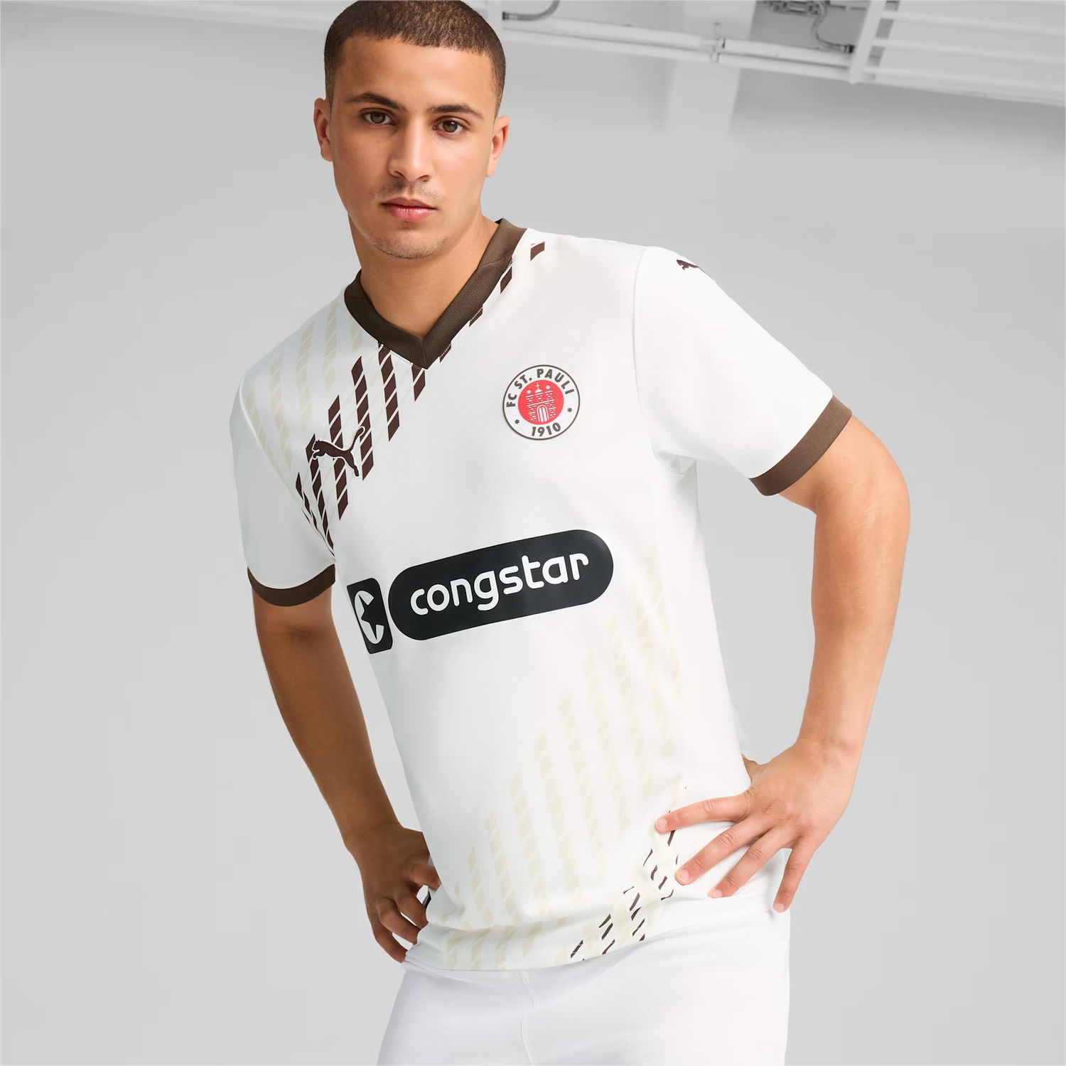 Фланелка Puma FC St. Pauli 2024/25 Away Jersey Бяло | 778651-02, 1