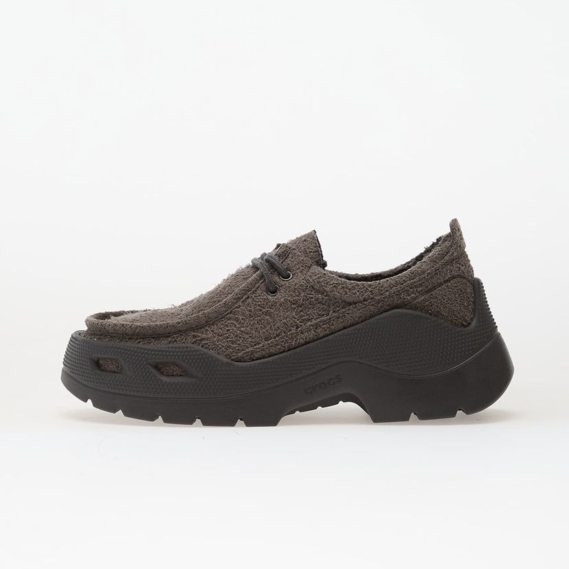 Кецове и обувки Crocs EXP Gallery Shoe Black Sand Кафяво | 210640-0LD