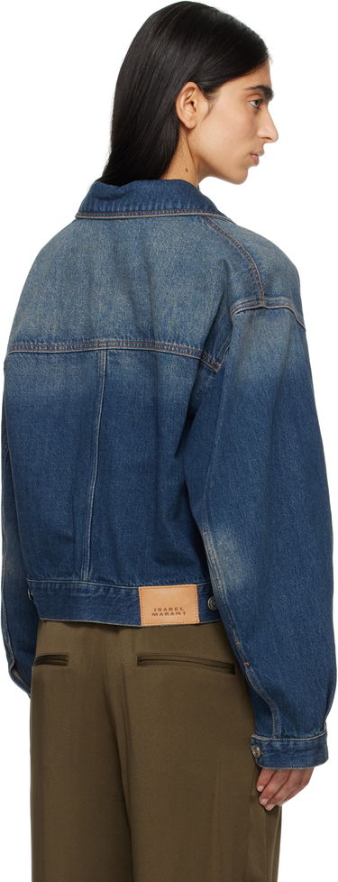 Яке ISABEL MARANT Isabel Marant Josephine Cropped Denim Jacket Синьо | VE0451FA-B1H04I, 2