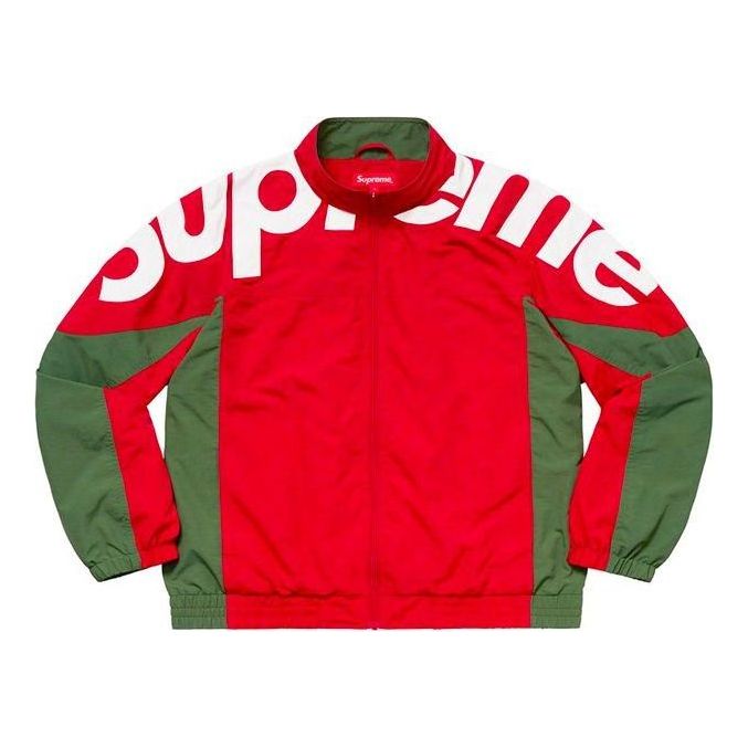 Яке бомбър Supreme Shoulder Logo Track Jacket Червено | SUP-FW19-021