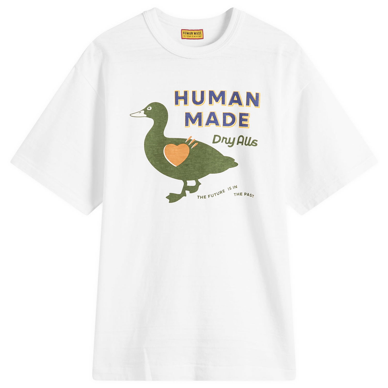 Тениска Human Made Duck Dry Alls Graphic T-Shirt, Size Large Бяло | HM29TE012-WHT, 0