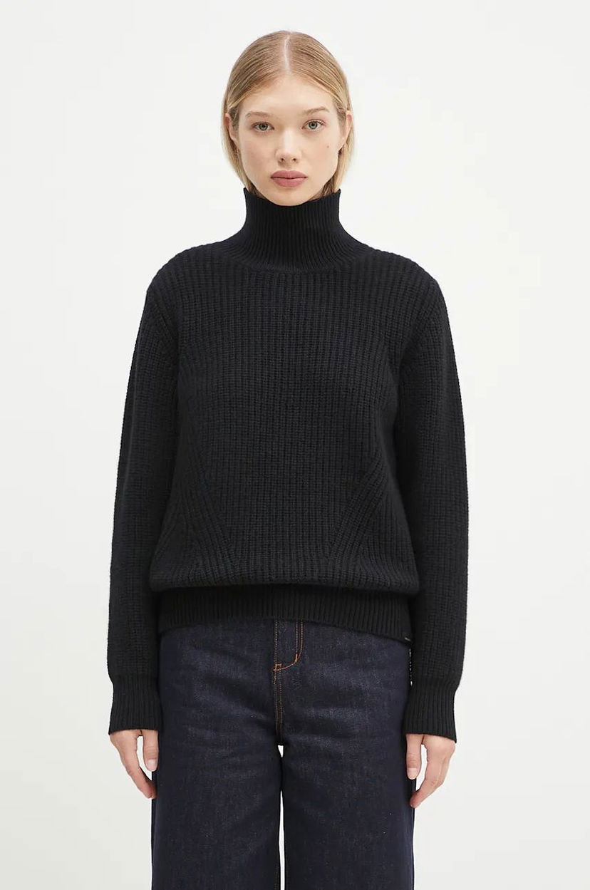 Пуловер WOOLRICH Canberra Turtleneck Sweater Черно | CFWWKN0329FRUF0712.UF07