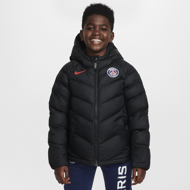 Пухо яке Nike Paris Saint-Germain Hooded Synthetic-Fill Jacket Черно | FQ3425-010, 0