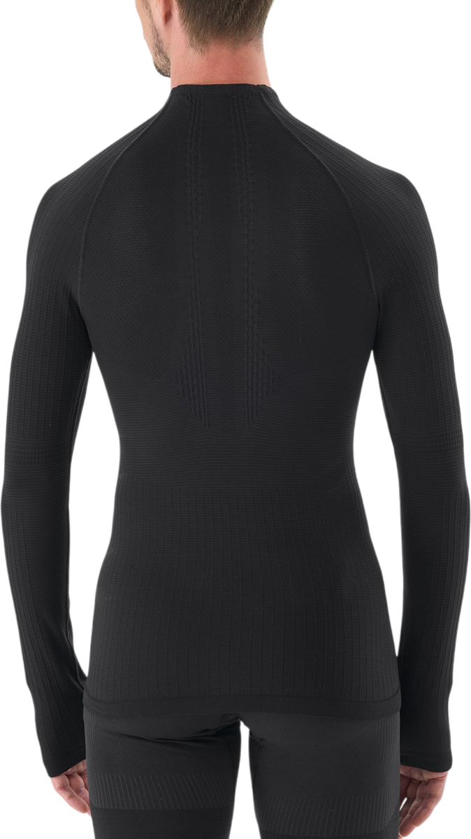 Тениска Compressport 3D Thermo 110g LS Top Черно | ablu5109000, 1