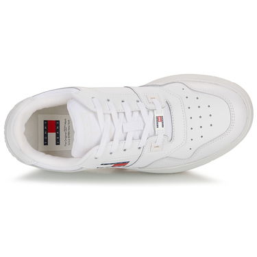 Кецове и обувки Tommy Hilfiger RETRO BASKET FLATFORM ESS Бяло | EN0EN02506-YBS, 4