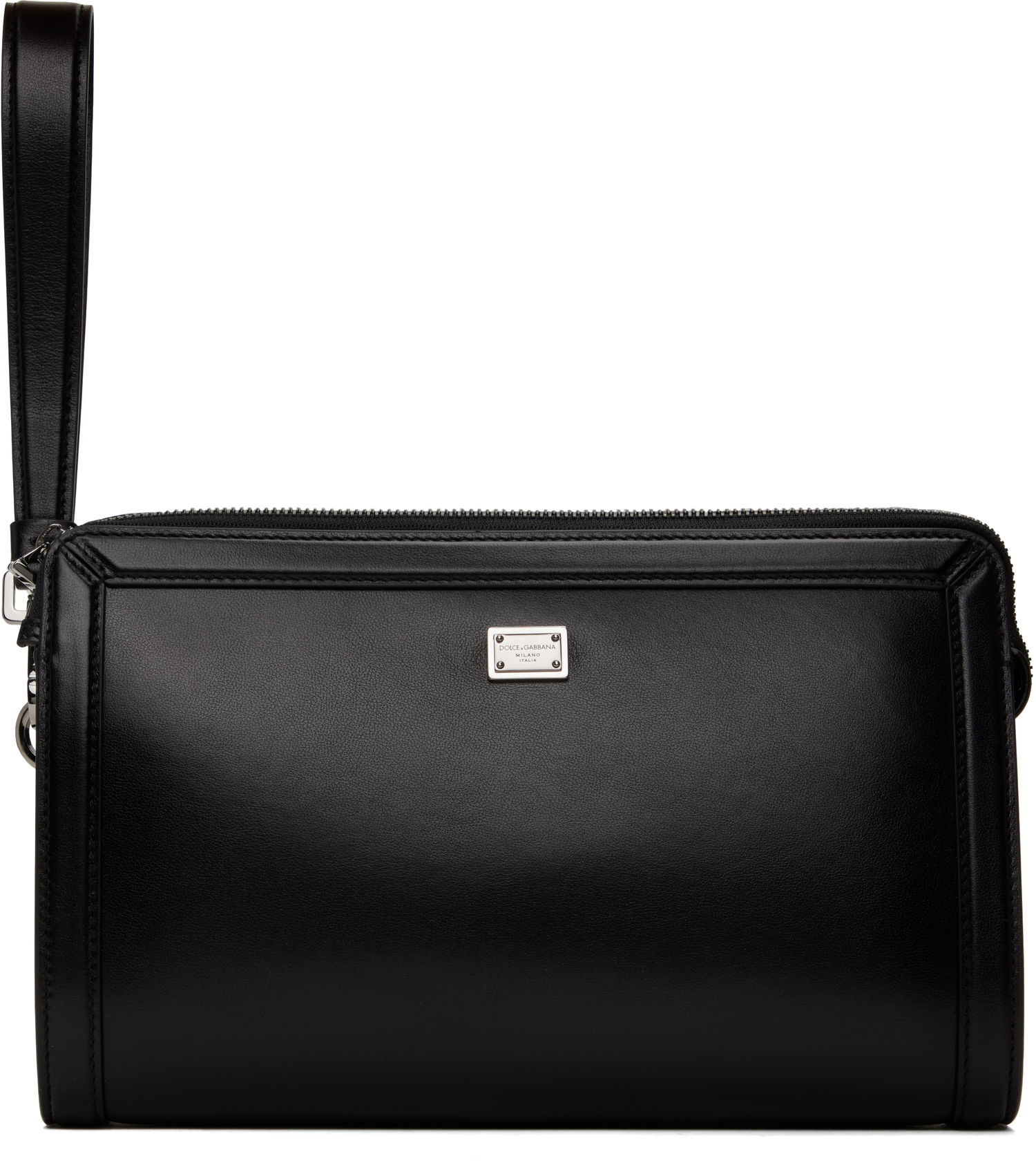 Портфейл Dolce & Gabbana Calfskin Wristlet Pouch Черно | BM2330AV956, 0