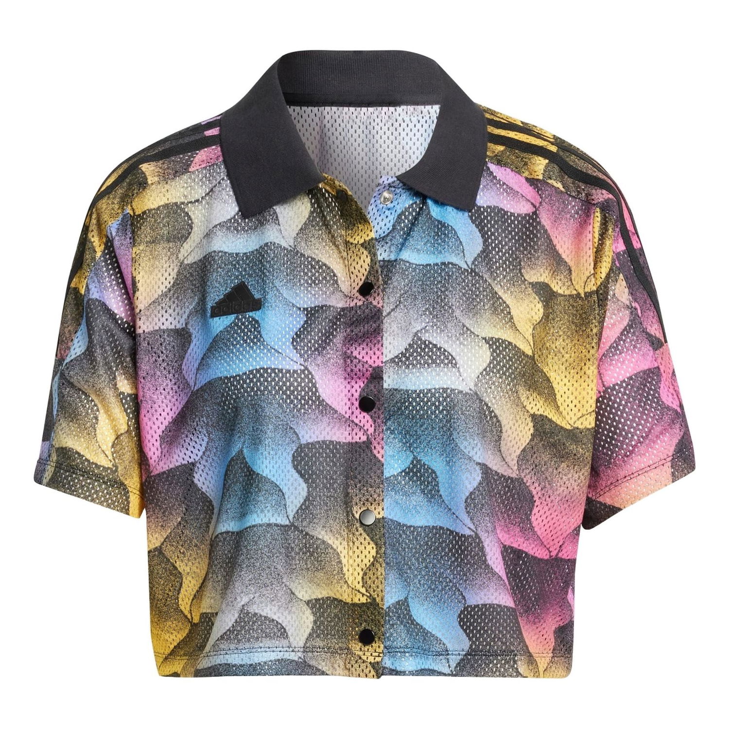 Поло тениска adidas Originals Printed Mesh Summer Football Shirt Многоцветен | IQ4815, 0