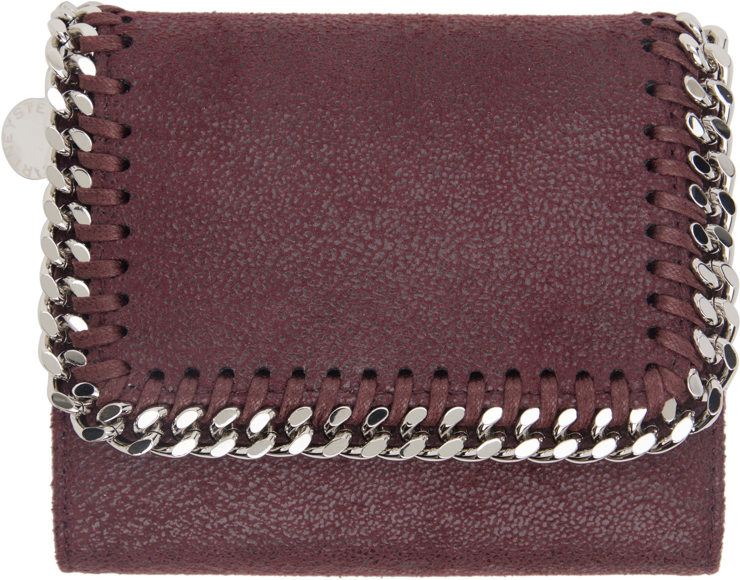 Портфейл Stella McCartney Stella McCartney Falabella Small Flap Wallet Бургунди | 431000WP0086, 0