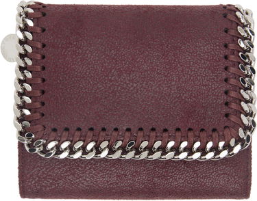 Портфейл Stella McCartney Stella McCartney Falabella Small Flap Wallet Бургунди | 431000WP0086, 0