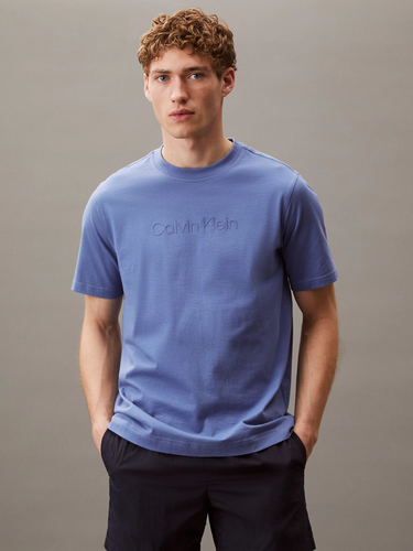 Тениска CALVIN KLEIN Calvin Klein Graphic Short Sleeve T-Shirt Синьо | LVGMS5K182-T0Z, 0