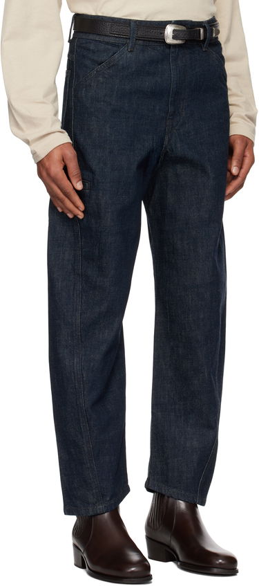 Дънки LEMAIRE LEMAIRE Twisted Workwear Jeans Синьо | PA1102 LD068, 4