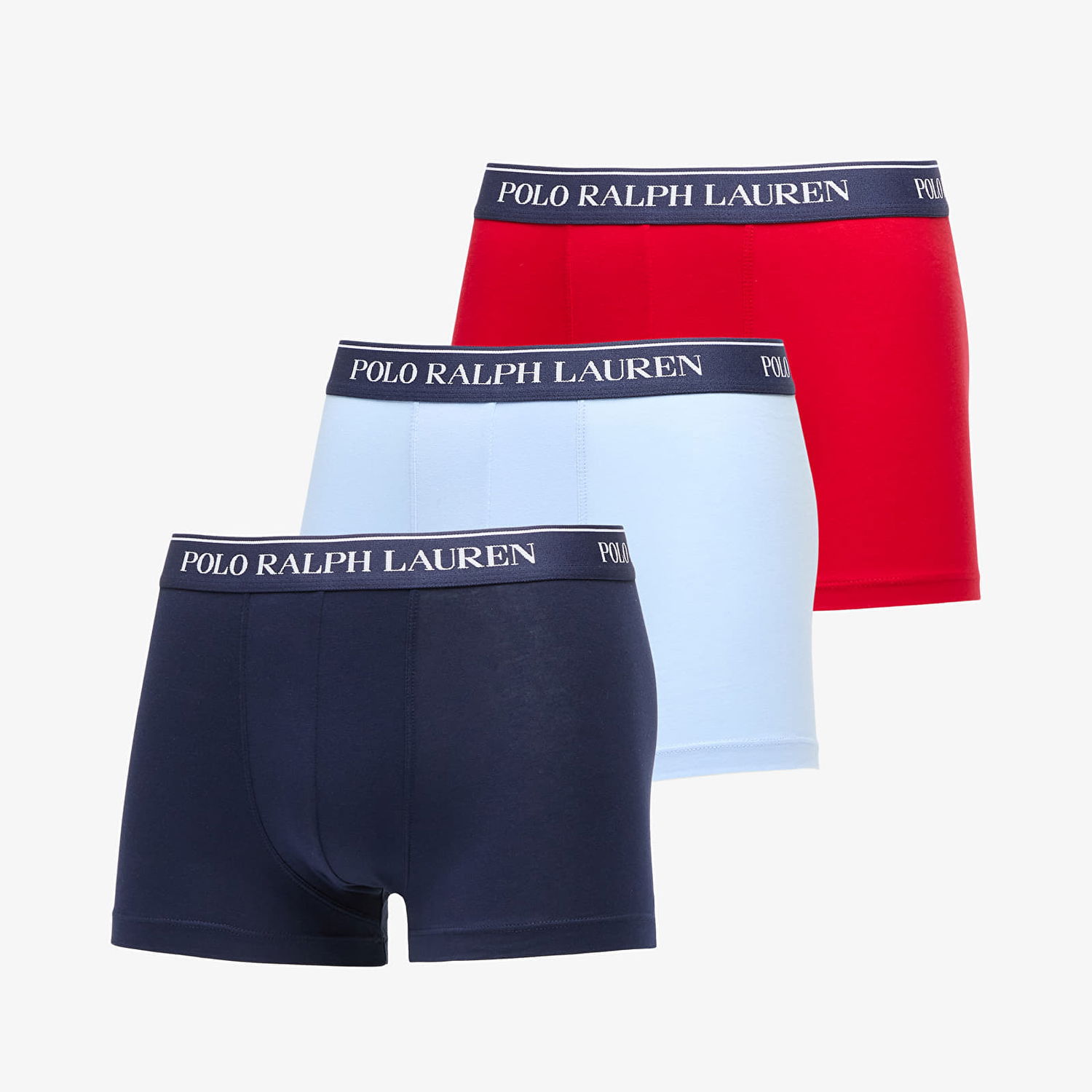 Боксерки Polo by Ralph Lauren Stretch Cotton Classic Trunk 3-Pack Многоцветен | 714830299151, 0