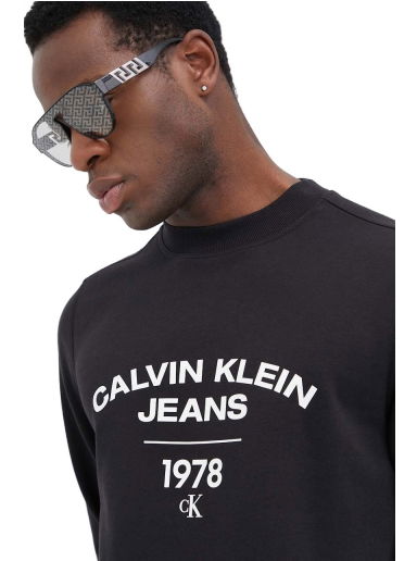 Суитчър CALVIN KLEIN Logo Sweatshirt Черно | J30J324210