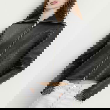 Яке Samsoe Samsoe Sashira Leather Jacket Черно | F25400033-CLR000021, 5