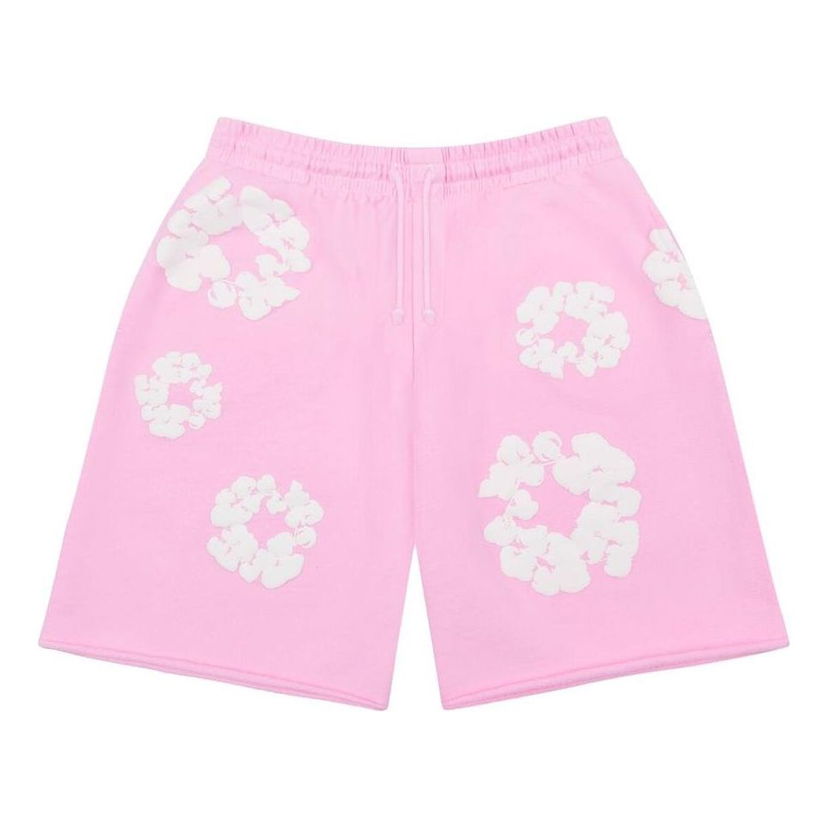 Къси панталони Denim Tears Denim Tears Cotton Wreath Sweat Shorts Розово | FW24BRS0011