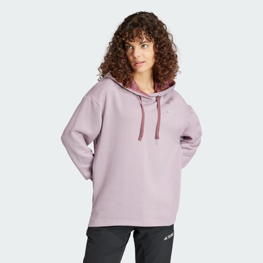 Суитчър adidas Performance adidas TERREX Mikina Terrex Logo Розово | IN4712, 0