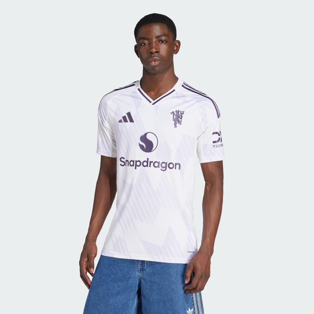 Фланелка adidas Performance Manchester United 25/26 Away Jersey Бяло | JI7423, 0