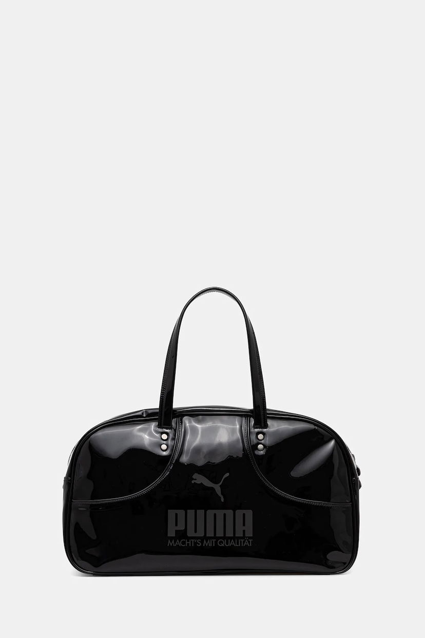 Дамска чанта Puma Shiny Patent Bowling Bag Черно | 91428