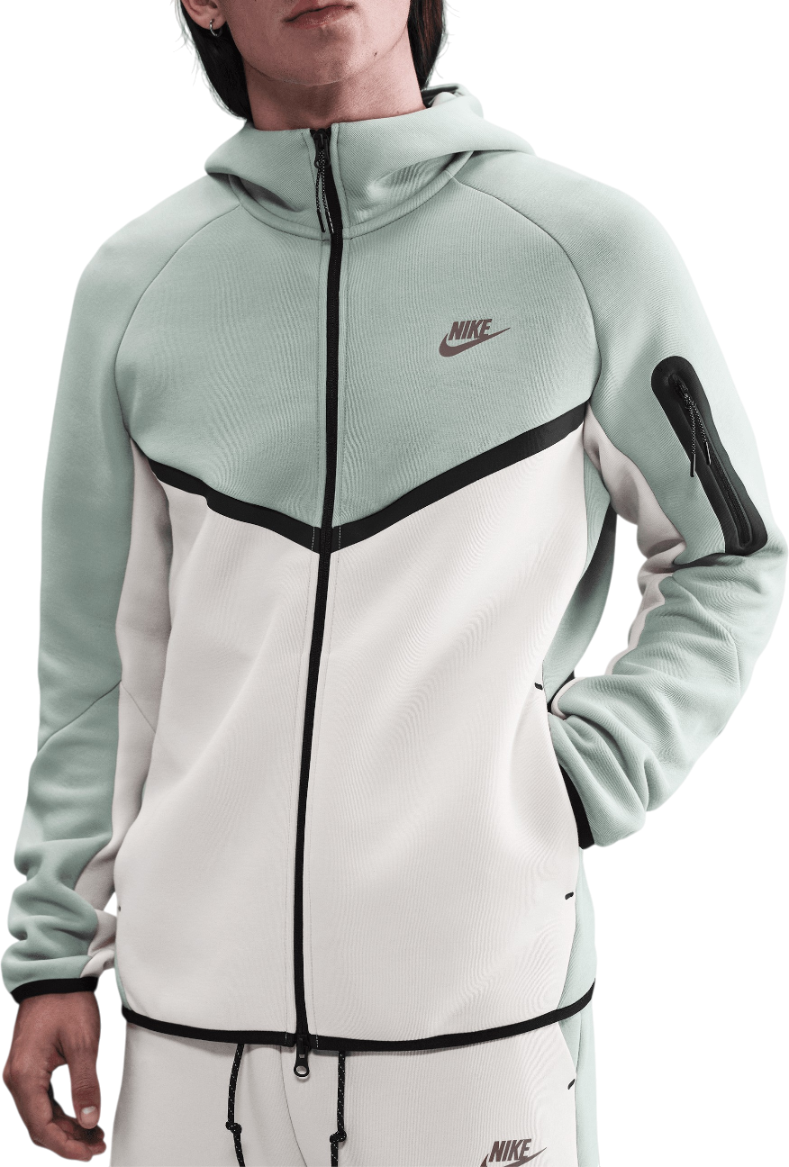 Суитчър Nike Tech Fleece Full-Zip Windrunner Hoody Зелено | hv0949-020, 0