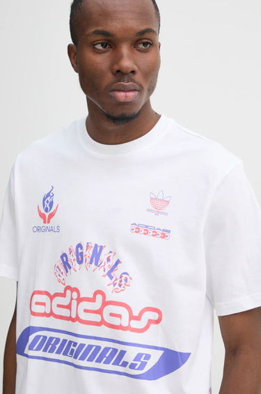 Тениска adidas Originals Graphic Print T-Shirt Бяло | JD0663, 3