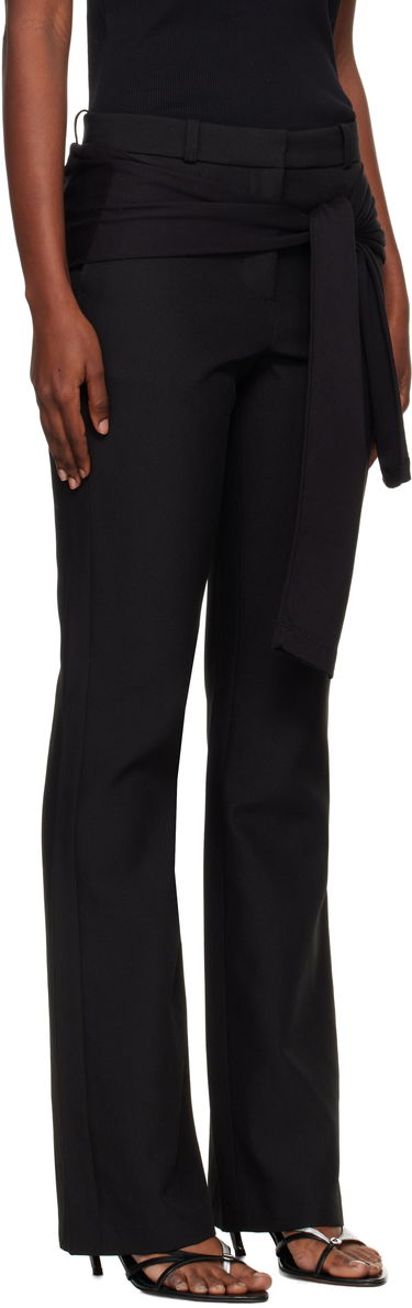 Панталони Coperni Coperni Jersey Wrap Trousers Черно | COPP140F3004, 1