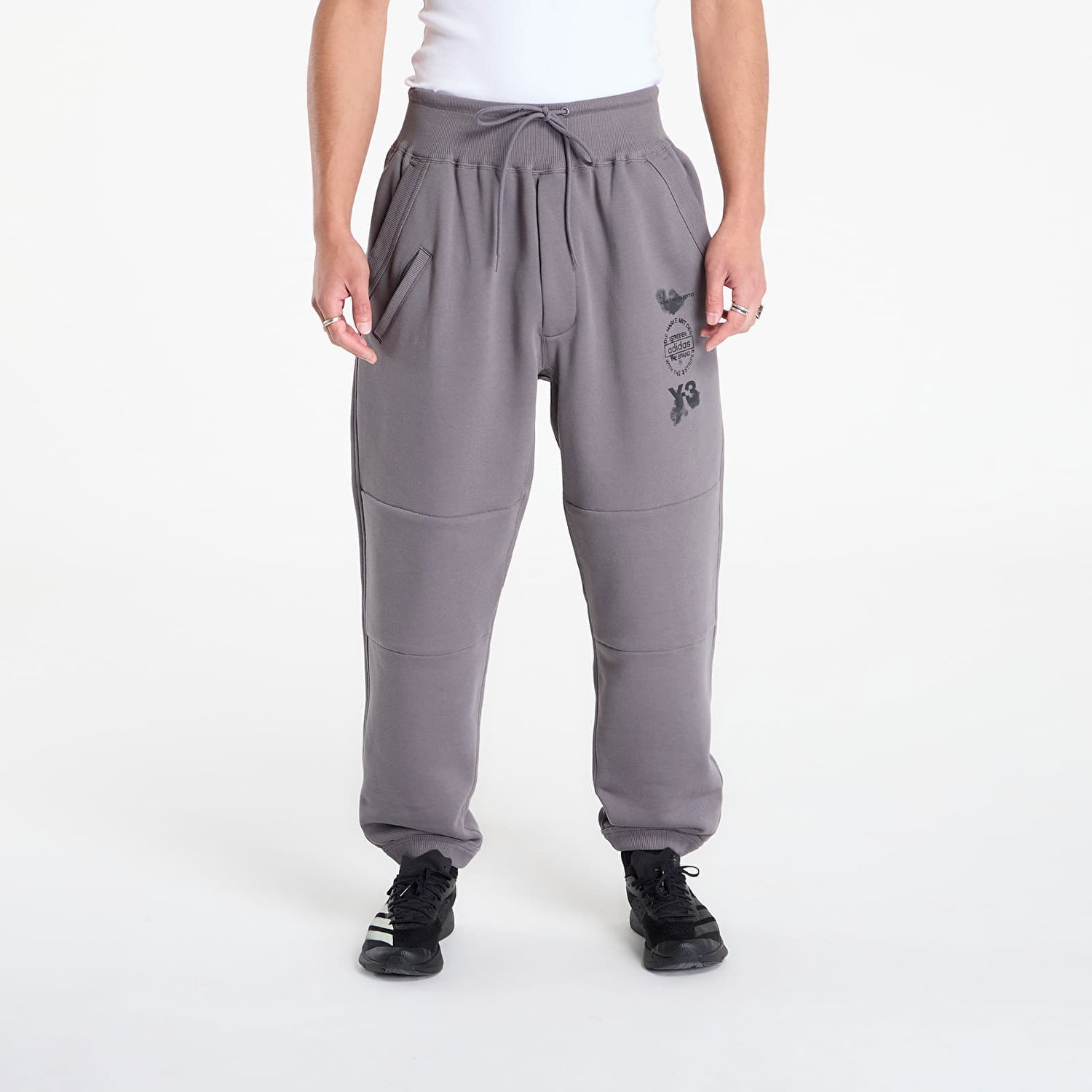 Спортни панталони Y-3 Track Pant Granite Сиво | JZ0723, 0