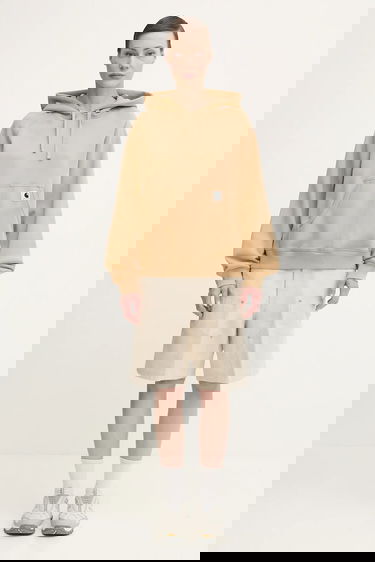 Суитчър Carhartt WIP Plain Hooded Hudson Hoodie Бежово | I035137.07E5F, 4