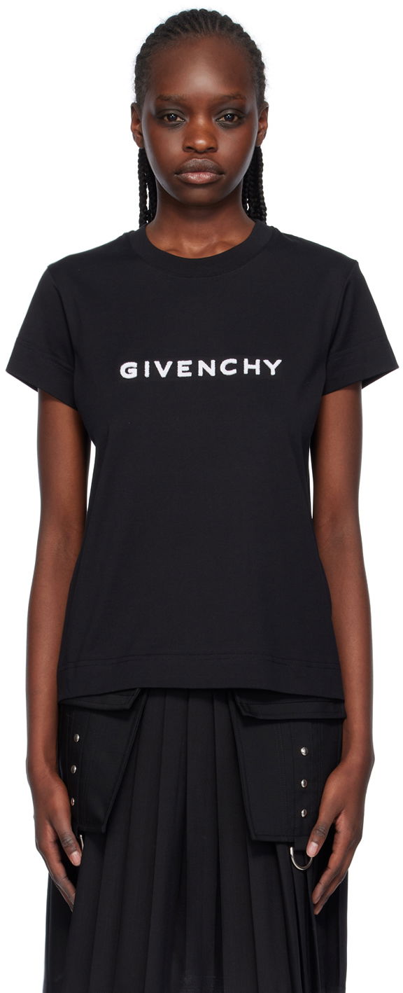 Тениска Givenchy 4G T-Shirt Черно | BW707Y3Z85001, 0